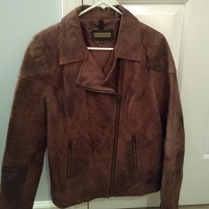 Black Rivet Genuine Leather Jacket